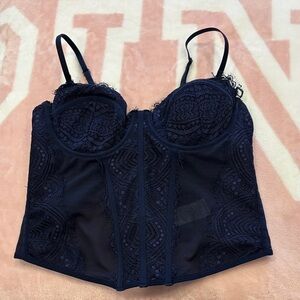 Garage Navy corset